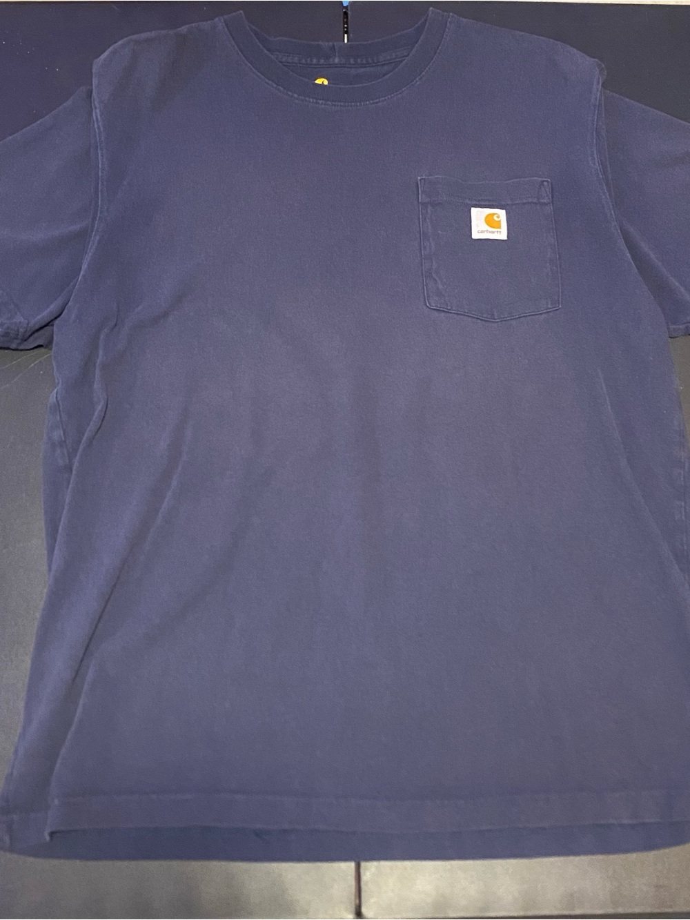 Carhartt Navy Short-Sleeve Pocket Tee
